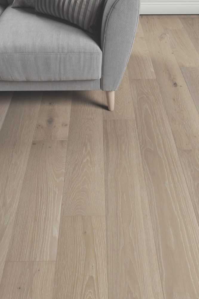 Grey sofa light hot sale wood floor