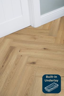Heritage Oak - Herringbone Rigid Vinyl Click
