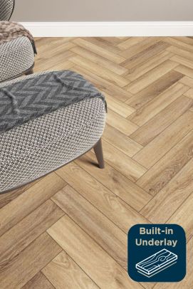 Forest Oak Herringbone - Rigid Vinyl Click