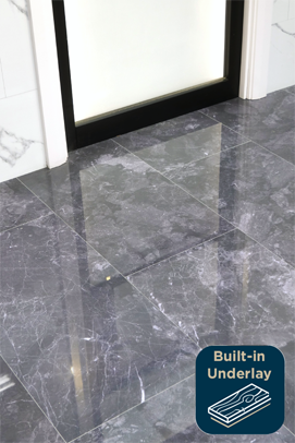 Gloss Nero Marble - Rigid Vinyl Click