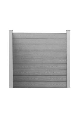 Silver Composite Fence Panel 205x20x1800mm